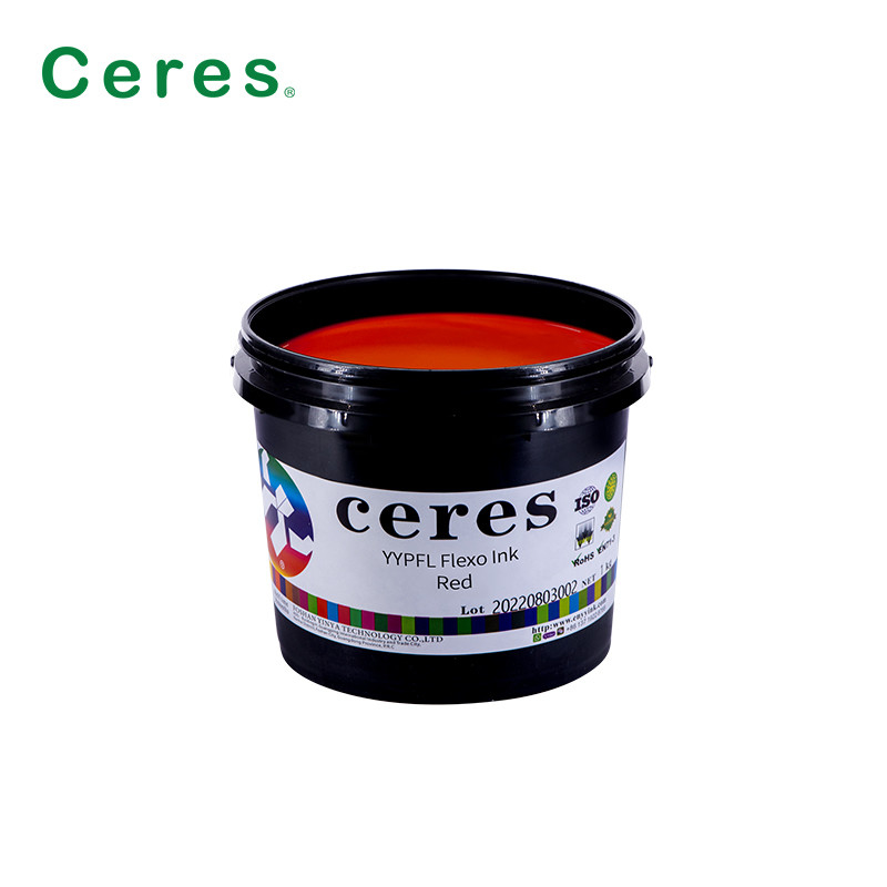 CMYK Renk YYPFL Tekstil Kumaş Şeritleri için Flexo Mürekkep