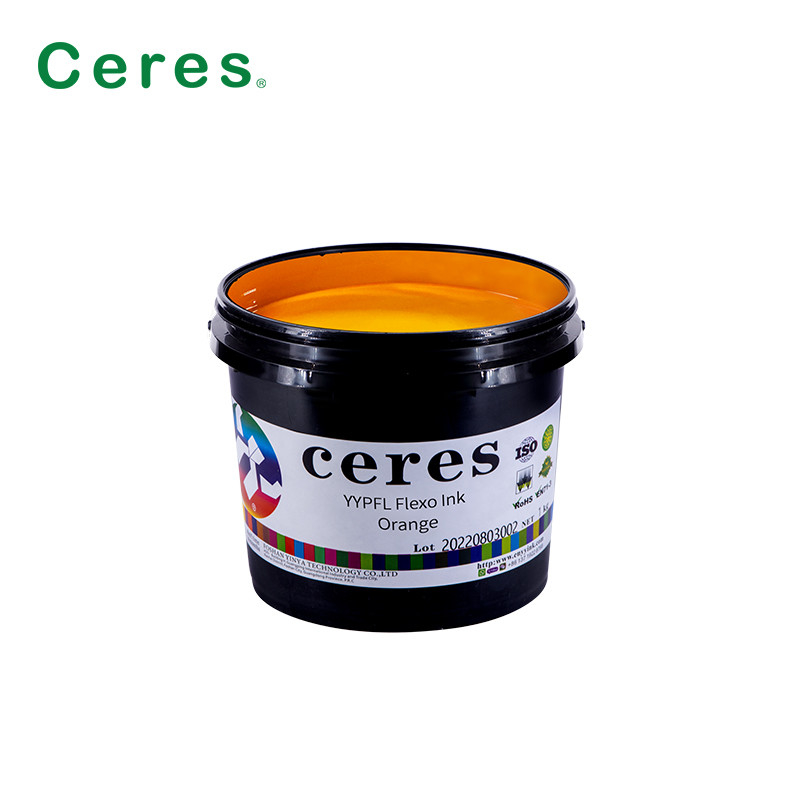 CMYK Renk YYPFL Tekstil Kumaş Şeritleri için Flexo Mürekkep