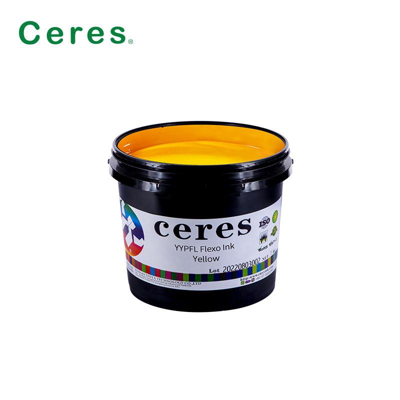 CMYK Renk YYPFL Tekstil Kumaş Şeritleri için Flexo Mürekkep