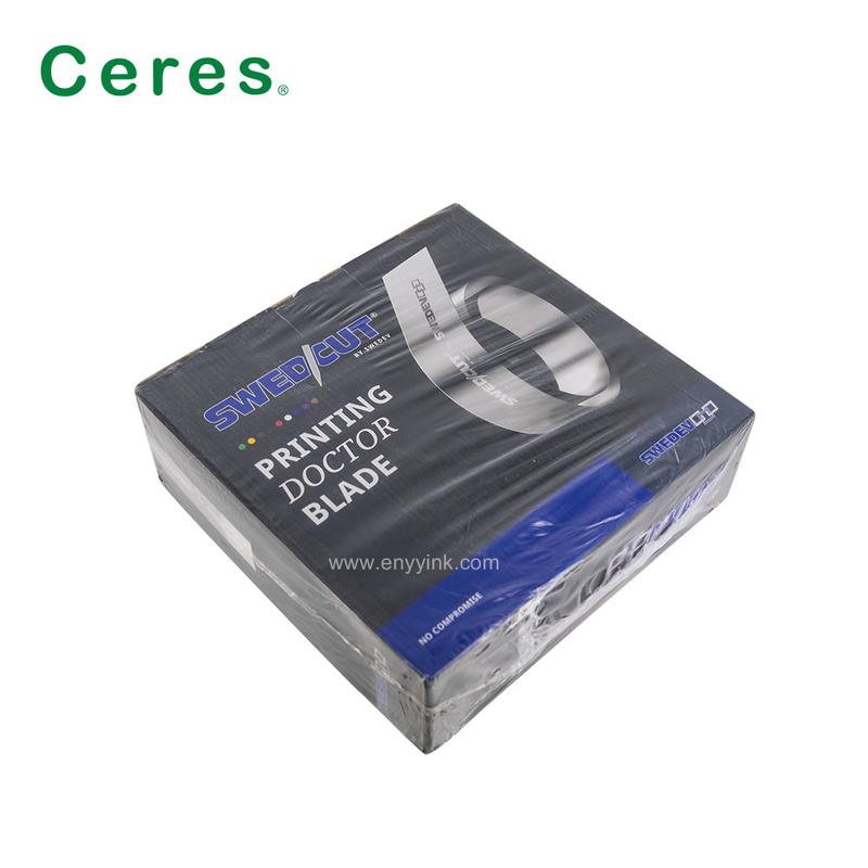 SWEDCUT MicroNox II paslanmaz çelik baskı makinesi yedek parçaları 40*0.2mm Doktor bıçakları