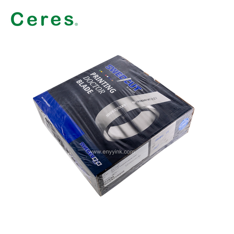 SWEDCUT MicroNox II paslanmaz çelik baskı makinesi yedek parçaları 40*0.2mm Doktor bıçakları