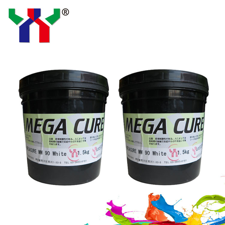 Offset Beyaz Renk 1kg Kutusu UV Düzeltme Baskı Mürekkebi Msds NW90 Hızlı Kurutma