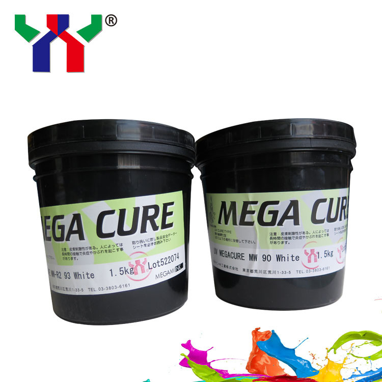 Offset Beyaz Renk 1kg Kutusu UV Düzeltme Baskı Mürekkebi Msds NW90 Hızlı Kurutma