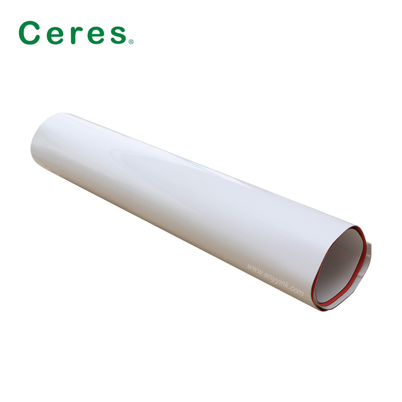 UV Kırmızı Renkli Öz Yapıştırıcı Baskı Kauçuk Battaniye 1.95mm Kalınlığı