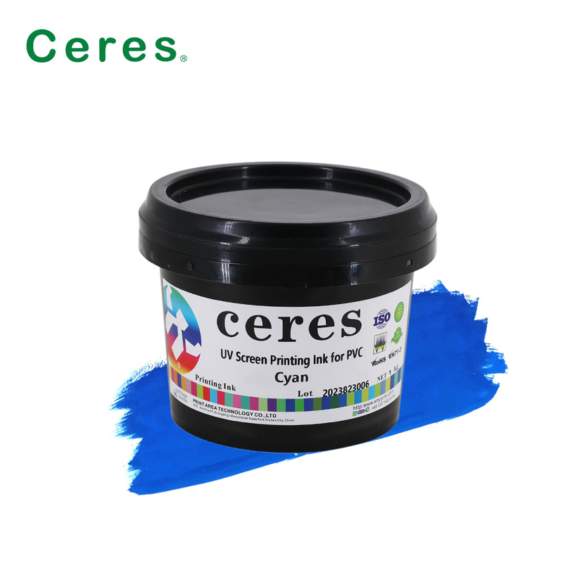 CMYK UV Ekran Baskı Mürekkebi Plastik Cam PP PE PET LDPE HDPE