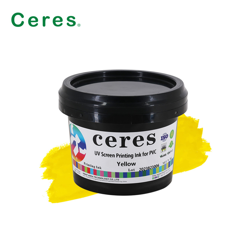 CMYK UV Ekran Baskı Mürekkebi Plastik Cam PP PE PET LDPE HDPE