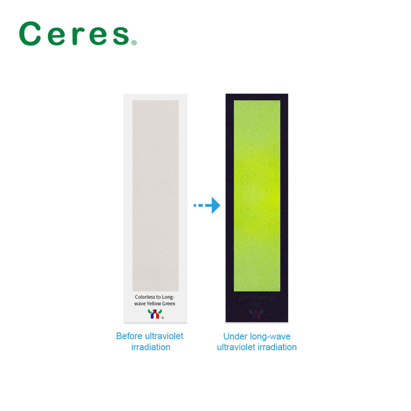 Offset / Ekran / Flexo Baskı Güvenlik Belgeler için UV Görünmez Mürekkep Sarı Yeşil Renk