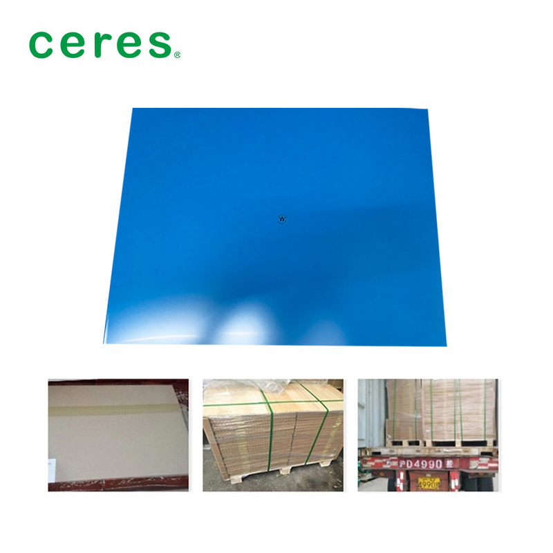 Yüksek Baskı Gücü Mavi Renkli Ctcp Plate 0.15 ve 0.3mm Kalınlığı