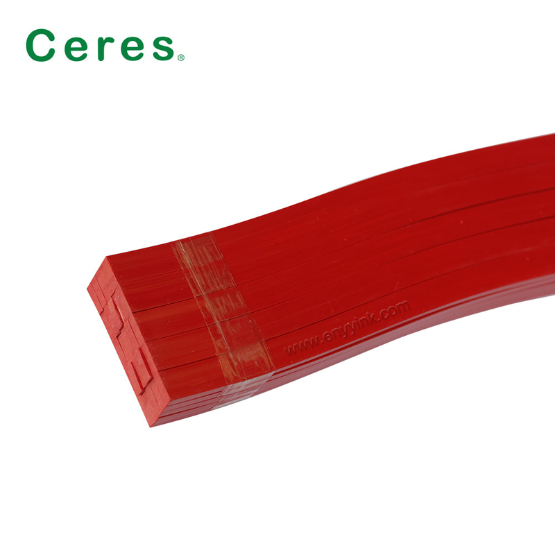 PVC Nylon HDPE PE Kağıt kesiciler için kutup kesme çubukları 770*10*4,5mm Kalınlığı