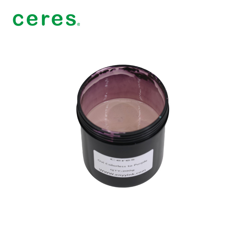 Ekran baskı Magnetik Optik Değişken Mürekkep Renksiz Mor
