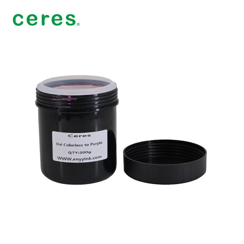 Ekran baskı Magnetik Optik Değişken Mürekkep Renksiz Mor