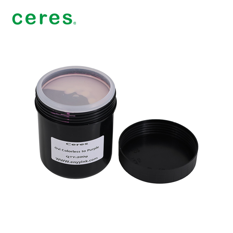 Ekran baskı Magnetik Optik Değişken Mürekkep Renksiz Mor