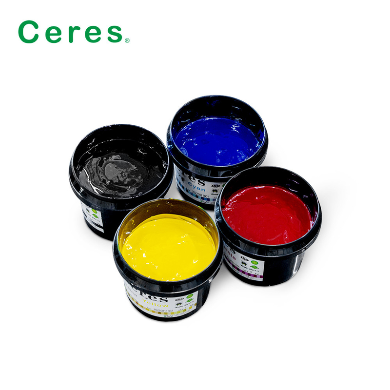 CMYK Pantone Renkli LED UV Offset Mürekkep Banka Kartı Plastik Etiket Baskı