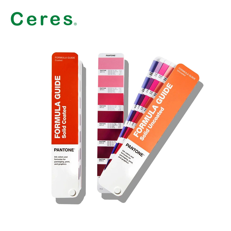 GP1601B Pantone Formülü Rehberi Kaplı Kaplanmamış 2390 Renkler 2 Pcs Set