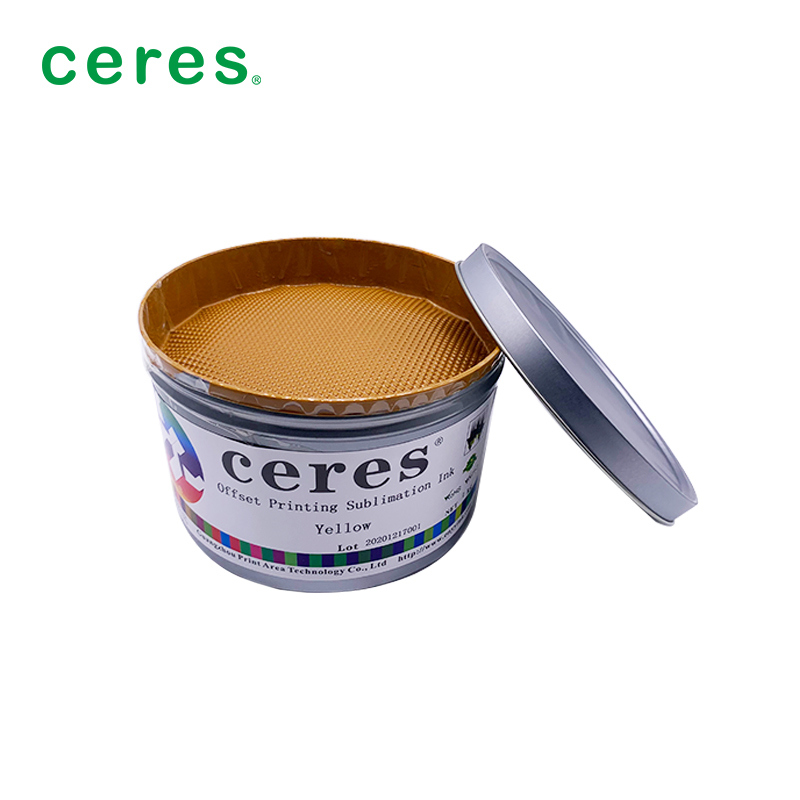 180-220 derece transfer sıcaklığı ve küçük renk farkı için 70-110 gramlık kağıt ağırlığı ile ofset baskı için Magenta Sublimasyon Mürekkebi