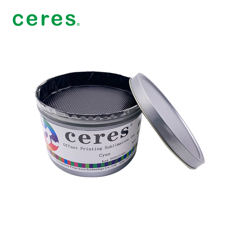 180-220 derece transfer sıcaklığı ve küçük renk farkı için 70-110 gramlık kağıt ağırlığı ile ofset baskı için Magenta Sublimasyon Mürekkebi