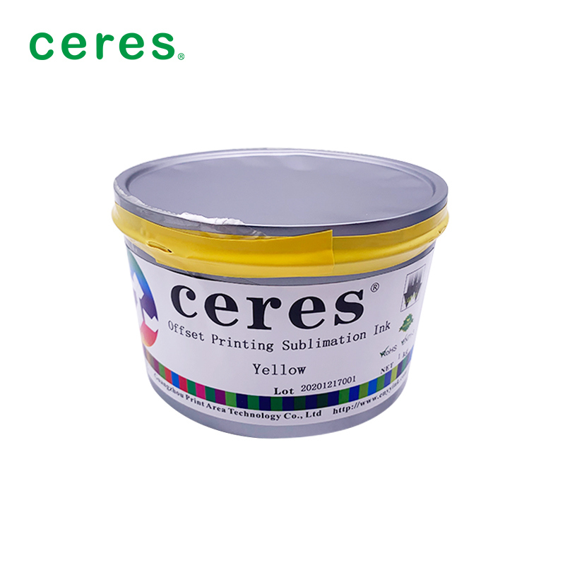 180-220 derece transfer sıcaklığı ve küçük renk farkı için 70-110 gramlık kağıt ağırlığı ile ofset baskı için Magenta Sublimasyon Mürekkebi