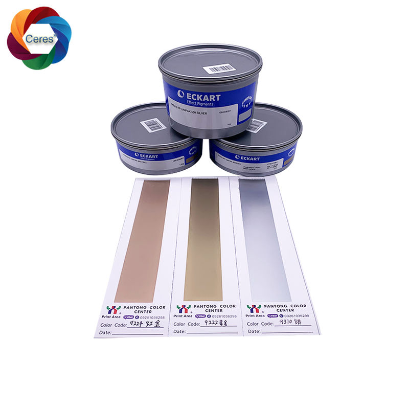 Eckart Solvent Based Gold and Silver Offset Printing Ink for Sheet-fed Paper Printing in 1kg/can