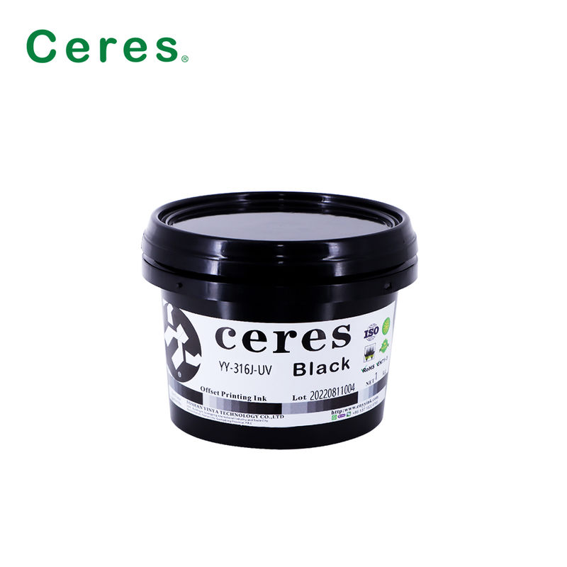 EN71-3 Yüksek Kaliteli CMYK Baskı için 1 Yıllık Geçerlilikli Sertifikalı A+ Sınıfı UV Offset Mürekkep