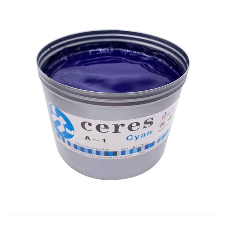 Yüksek Parlaklık Yüksek Renk Yoğunluğu Soya Ofset Baskı Mürekkebi, Her Türlü Kağıt İçin 24 Ay Garantili