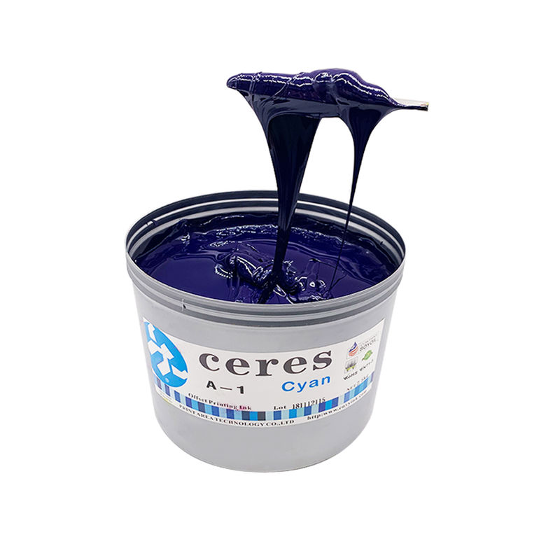 Yüksek Parlaklık Yüksek Renk Yoğunluğu Soya Ofset Baskı Mürekkebi, Her Türlü Kağıt İçin 24 Ay Garantili