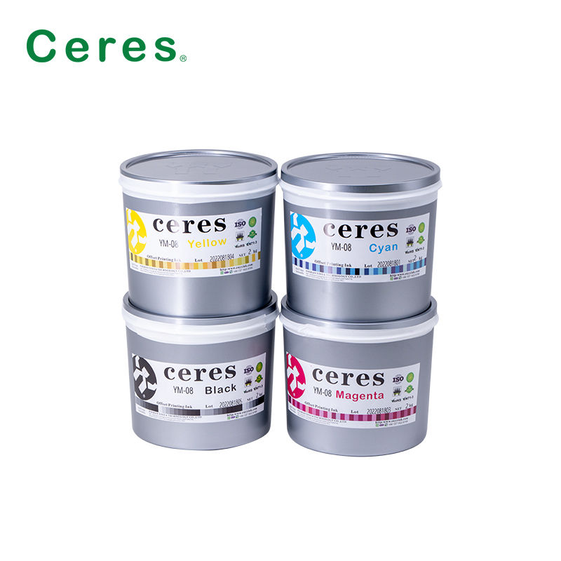 EN71-3 uyumlu, yüksek yapışkanlık ve ısıya dayanıklılığı olan, metal baskı için UV ofset mürekkebi