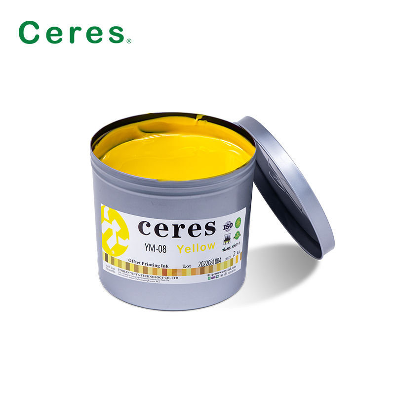 EN71-3 uyumlu, yüksek yapışkanlık ve ısıya dayanıklılığı olan, metal baskı için UV ofset mürekkebi