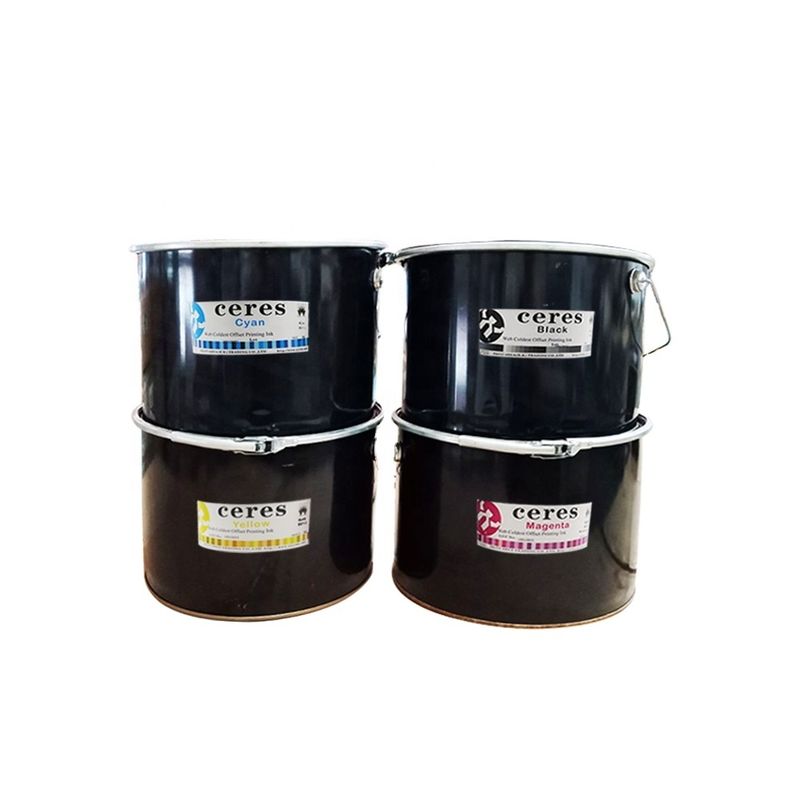Gazete Baskı Coldset Web Offset Mürekkep Solvent Based for Newspaper Printing in 20kg Iron Barrel