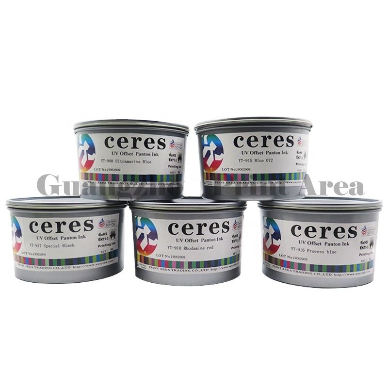 YT-910 UV Offset Mürekkep 24 Aylık Garanti 100% Güvenli ve Paket Baskı için Test Edilmiş