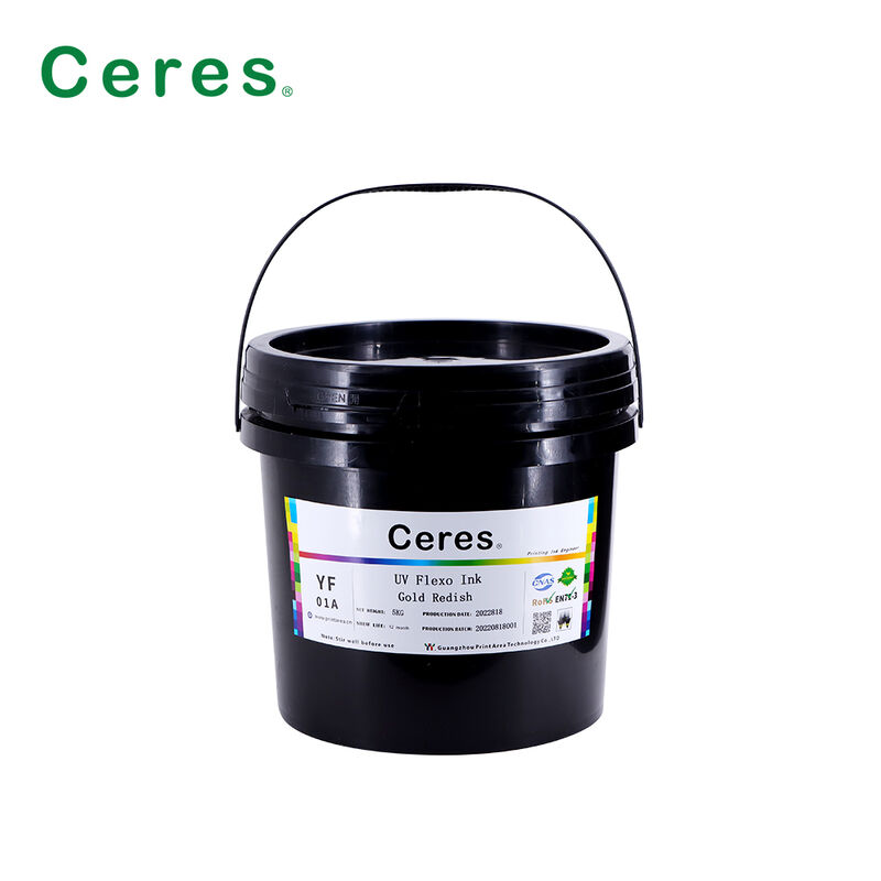 High Color Density Low Viscosity UV Flexo Ink for Environmentally Friendly Label Printing