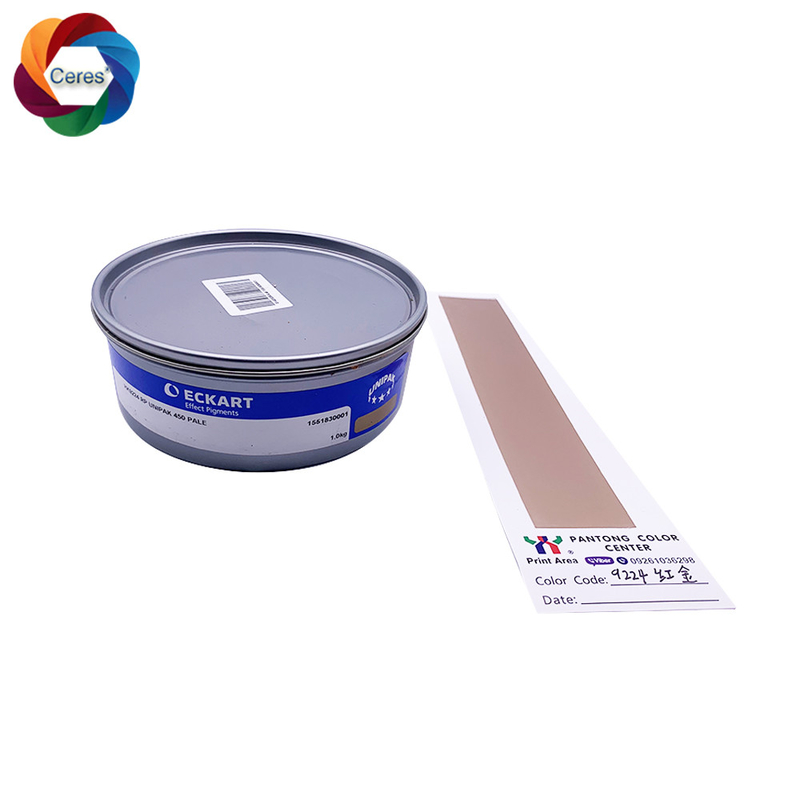 Offset Eckart 9310 Gümüş baskı mürekkebi Mısır tanesi Altın çözücü tabanlı mürekkep