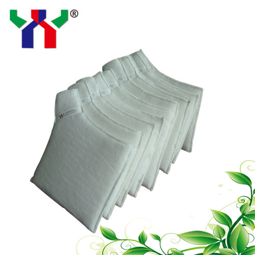 Ceres Polyester Beyaz Pamuk Filtre Çantası 4x8 Offset Baskı Makinesi için
