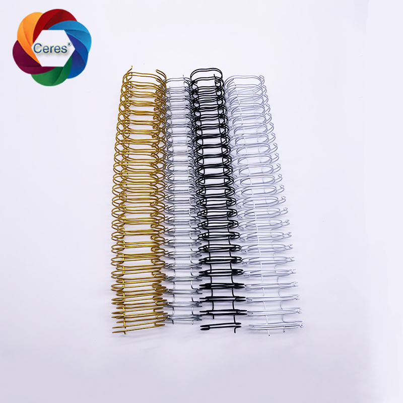 2 to 1 Spiral Bağlayıcı Tel 1.4mm Çift Yüzük Pantone Çift Not Defteri Bahar Bağlayıcı