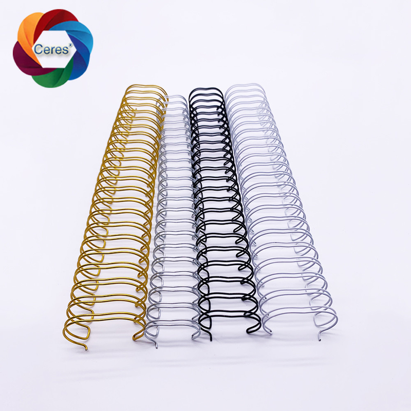 2 to 1 Spiral Bağlayıcı Tel 1.4mm Çift Yüzük Pantone Çift Not Defteri Bahar Bağlayıcı